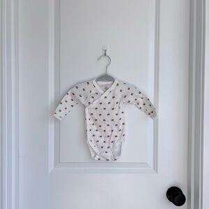 🐌Petit Bateau Snails Long Sleeve Wrap Bodysuit